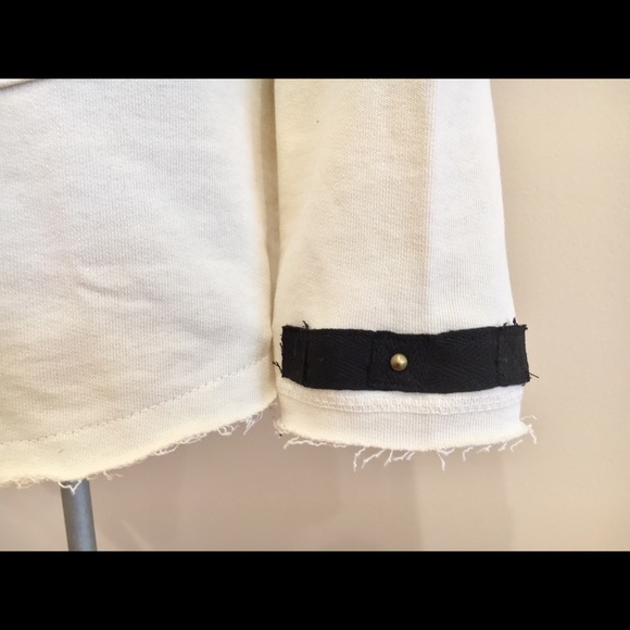 🔴 French Terry Distressed Pullover Hoodie NWT (Only Tobacco/Brown Available) - Picture 5 of 8